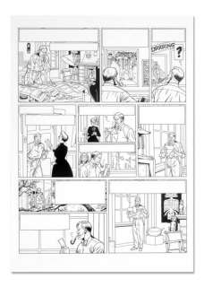 Sterne, René | BLAKE ET MORTIMER. La malédiction des trente deniers. Planche | Coutau Bégarie