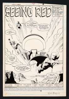 Kevin Maguire, Al Gordon | Justice League #9 (1987) Page 1 Pencils By Kevin Maguire, Inks By Al Gordon | ComicArtFans Classifieds
