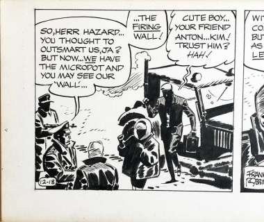 Johnny Hazard Original Artwork Strip - by Frank Robbins  - autres - (1968) | Catawiki