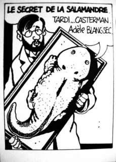 Tardi | LE SECRET DE LA SALAMANDRE Dessin original promotionnel Ã  l’encre | Kahn et Associés