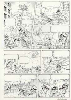 Andrea Ferraris | Ferraris - Disney Kings of Prison P.9 | ComicArtFans Classifieds
