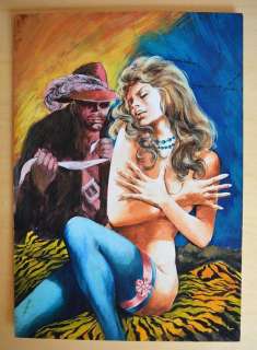 Lucrezia #30 - "Le facili ragazze del Duca" original cover  - EO - (1970) | Catawiki