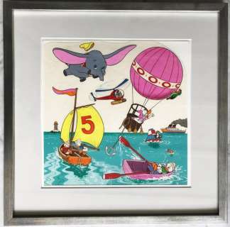 Disney  - Engelse studio - Waterpret - Peinture originale - (1970) | Catawiki