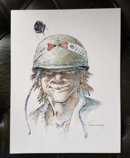Hermann - Dessin original en couleur - Kurdy (Jeremiah) | Catawiki