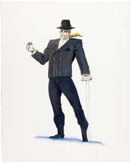 GI JOE HEADMAN PAINTED PRESENTATION ORIGINAL ART.