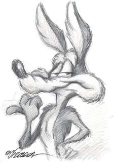 Proud Wile E. Coyote - Original Drawing - Joan Vizcarra - EO | Catawiki