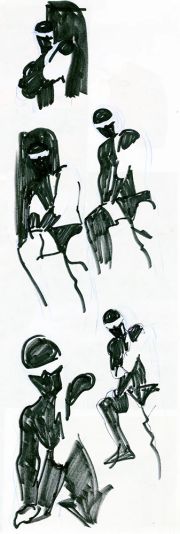 Steve Rude | Nexus Marker Roughs | Steve Rude