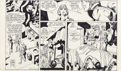 Lot 397 - Kane Gil - "Star Hawks", 1977