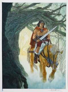 TILLIER, BEATRICE (1... - Lot 216 - HOMMAGE A CONAN. Aquarelle sur Papier Arches 300g,...