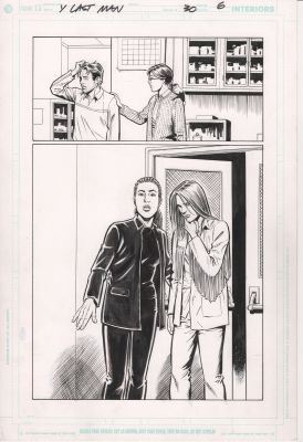 Pia Guerra, Jose Marzan Jr | Y: the Last Man 30 Page 6 | ComicArtFans Classifieds