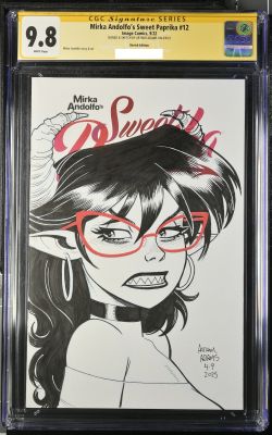 Arthur Adams | Arthur Adams 2025 Sketchbook - Sweet Paprika #12 Sketch Cover | ComicArtFans Classifieds