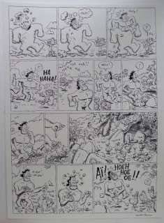 Cromheecke, Luc - Originele pagina voor proefproject - Jerom - Troglodyte  (2015) | Catawiki