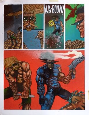 Garth Ennis, Nick Percival | 2000Ad - Sleeze’n Ryders (1992) | ComicArtFans Classifieds