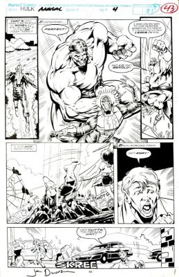 Jan Duursema | Hulk Annual 4 Pg 3 By Jan Duursema | ComicArtFans Classifieds