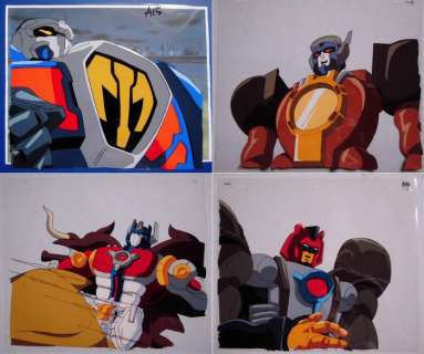 Transformers: Beast Wars - animation celluloid x4 + drawings  - - - (1984) | Catawiki