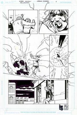 Giuseppe Camuncoli, Lorenzo Ruggiero | Giuseppe Camuncoli - "Hellblazer" #206 Page 6 | ComicArtFans Classifieds