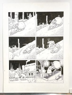 Paul Kirchner | Hieronymus & Bosch, "Sisyphus" | ComicArtFans Classifieds