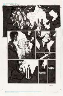 MIKE MIGNOLA "HELLBOY IN HELL" #6 COMIC BOOK PAGE ORIGINAL ART. | Hake’s
