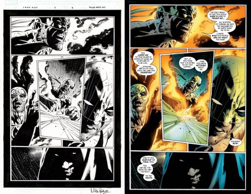 Mike Perkins | Perkins, Mike - Iron Fist #5 P.04 - $300 | ComicArtFans Classifieds