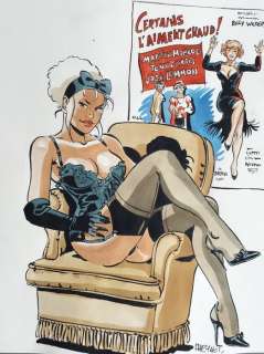 Meynet, Félix - Dessin original en couleur - Â«Â Certains l’Aiment ChaudÂ Â» | Catawiki