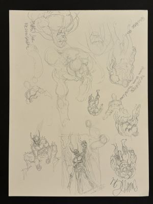 Tim Vigil | Tim Vigil - Double Sided Faust Prelim Page 2 | ComicArtFans Classifieds