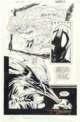 Todd McFarlane - For Sale Todd McFarlane Spider-Man #12 Page 5 Wolverine