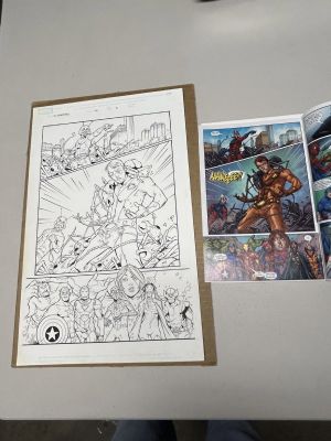 Norman Lee | Marvel Avengers 2006 | ComicArtFans Classifieds