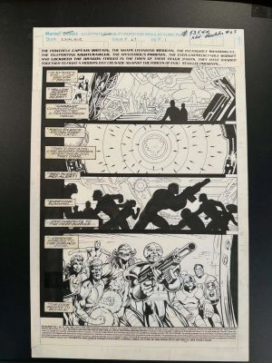 Alan Davis | Excalibur 67 Pg 1 | ComicArtFans Classifieds