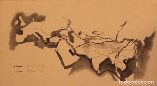 Los viajes de Marco Polo, de Pierre Monnerat (Suiza 1917- Esp 2005),reproducido y firmado | todocoleccion (Buy It Now)