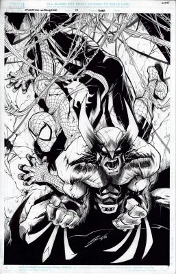 Gerardo Sandoval | Spiderman And Wolverine #10 Sandoval | ComicArtFans Classifieds