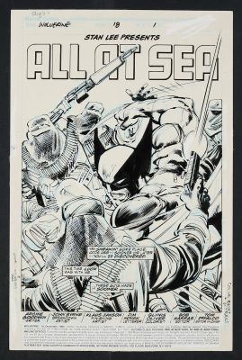 John Byrne, Klaus Janson - Wolverine #18 (1989) Page 1 Breakdowns By John Byrne, Finishes By Klaus Janson