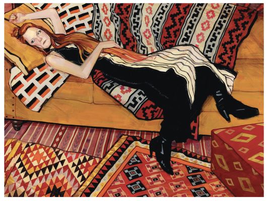 Kagan McLeod | Woman on Couch - Dana | ComicArtFans Classifieds