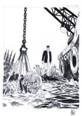 Angelo Stano | Original cover for Dylan Dog n. 236 Vittime designate. Cm. 25x35. Ink. Signed. Mint. Code 2263. | Segni e Disegni