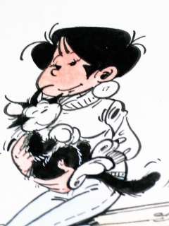 Mau, Bob - Originele tekening in kleur - Kari Lente en Titus - (1985) | Catawiki