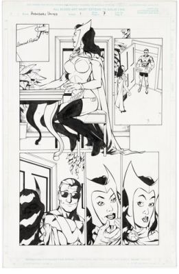 Donovan AVENGERS UNITED THEY STAND 1pg7 1st SCARLET WITCH EARTH 730834 PAGE EVER | eBay US