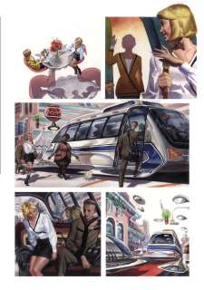 Steve Rude | Nexus 100 "Sunny Day" Watercolor Page 05 | Steve Rude