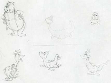 Marten Toonder (Studio’s) - Originele schetsen - vel in potlood houding en mimiek - Bommel, Wammes et Zwelgje - (1981) | Catawiki