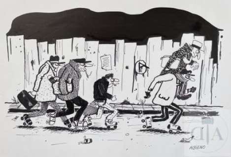 Alpieno/Dessin original humoristique qui n’as pas pris une… | Dagoty