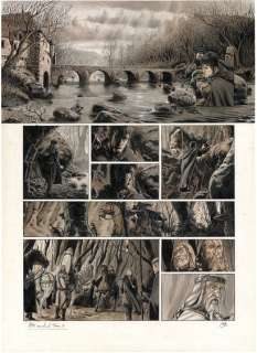 Éric Bourgier (Né En... | Servitude - Livre III, L’adieu aux Rois Encres de couleurs... | Tessier Sarrou