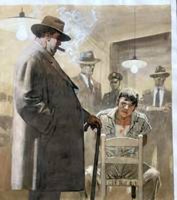 Aldo Di Gennaro | Original illustration for Almanacco del Giallo Bonelli ed. Cm. 29x33. Signed. Mint. Code 2337. | Segni e Disegni