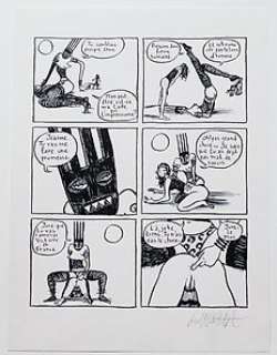  - Bernard, Fred - Planche originale - Une aventure de Jeanne Picquigny T.1 - La tendresse des crocodiles - (2016) 