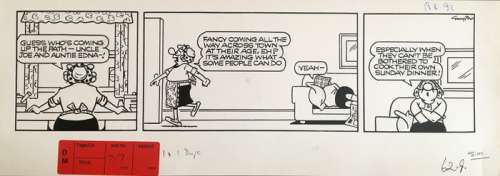 Reginald Smythe - Andy Capp original strip - encre | Catawiki