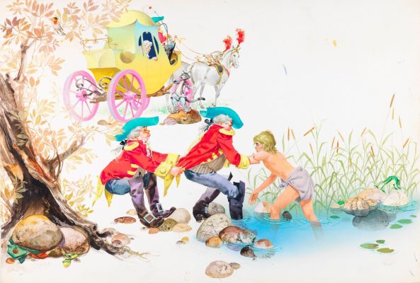Lot 330 - Pikka (Piero Cattaneo) - Puss in Boots, 1966 | Urania Casa d’Aste