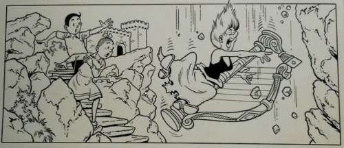 Suske en Wiske - Originele cover - Dubbelstrip 7 - De 7 snaren - (1987) | Catawiki