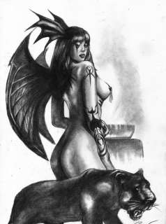 Simon, Henry - Original drawing - Princess of Darkness | Catawiki