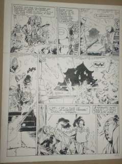 Kogaratsu T4 - Planche originale Ã  l’encre de Chine (p.24) + bleu - Le dos du tigre  - (1992) | Catawiki