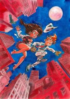 Dan. Illustration originale Spirou | BDEnchères