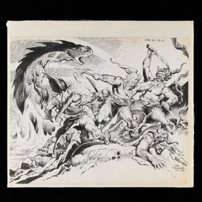 Lot 457 - Karl Comendador Original Comic Drawing | misc / divers