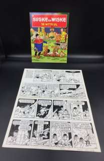 Suske en Wiske - Planche originale (p.52) - De witte uil - (1972) | Catawiki