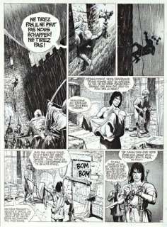 Rosinski | Thorgal - Géants Encre de Chine et trame pour la belle planche | Millon